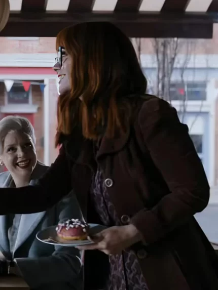 Christina Ricci Inspired Wednesday 2025 Corduroy Coat