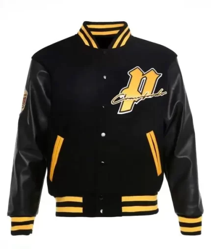 Pittsburgh Craws Black Varsity Jacket