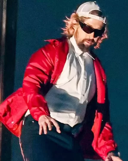 Ryan Gosling The Fall Guy Red Jacket side view