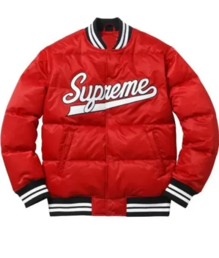 Supreme Puffy Red Bomber Jacket