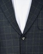 Elegant Black windowpane check suit