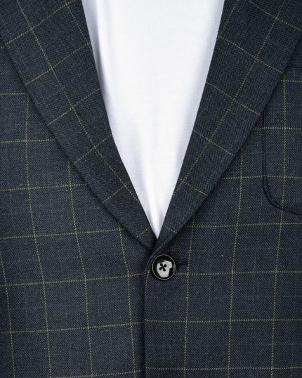 Elegant Black windowpane check suit