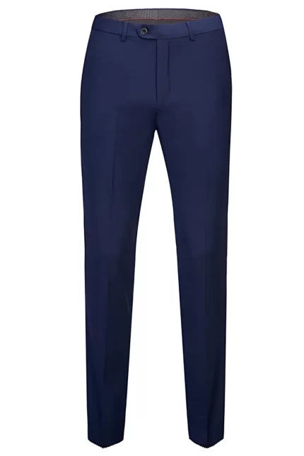 Closeup of the Marine 3-Piece Slim Fit Casual Tuxedo Suit focusing on the fabric details and buttons
