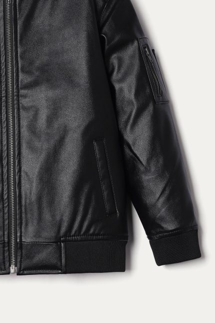 Premium Black Leather Jacket Quality