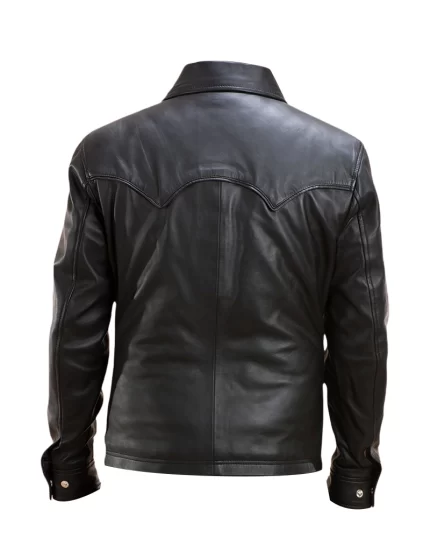 Western American Trucker Jacket Back View