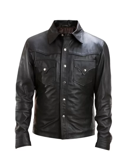 Western American Trucker Jacket Front View