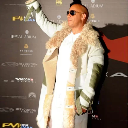 xXx Movie Premiere Vin Diesel Fur Coat side view
