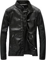 Real Leather Jacket Front View
