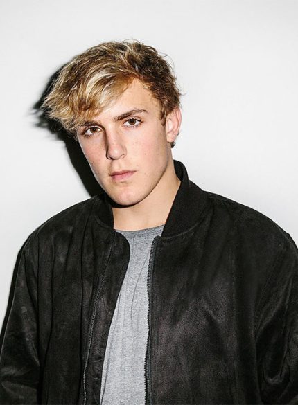 Jake Paul Ionic Black Leather Bomber Jacket Quality