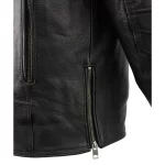 Black Leather Biker Jacket Texture