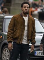 Ludacris Fast And Furious 9 Brown Suede Leather Jacket Front View