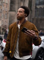 Ludacris Fast And Furious 9 Brown Suede Leather Jacket Side View
