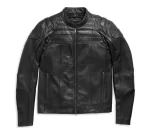 Men Auroral 3 in1 Black Leather Jacket withot hood