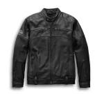Men Swingarm 3 in 1 Black Leather Jacket without hood