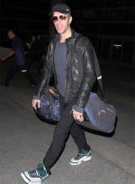 Chris Martin Mystical Black Leather Jacket Side View
