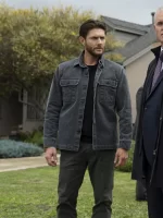 Countdown 2025 Jensen Ackles Cotton Grey Jacket Front View