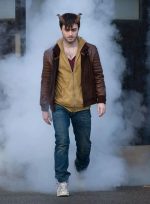 Daniel Radcliffe Horns Brown Suede Leather Jacket Side View