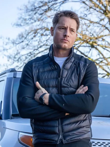 Tracker 2024 Colter Shaw Black Puffer Jacket Front View