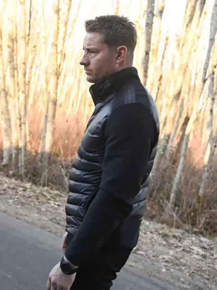 Tracker 2024 Colter Shaw Black Puffer Jacket Side View