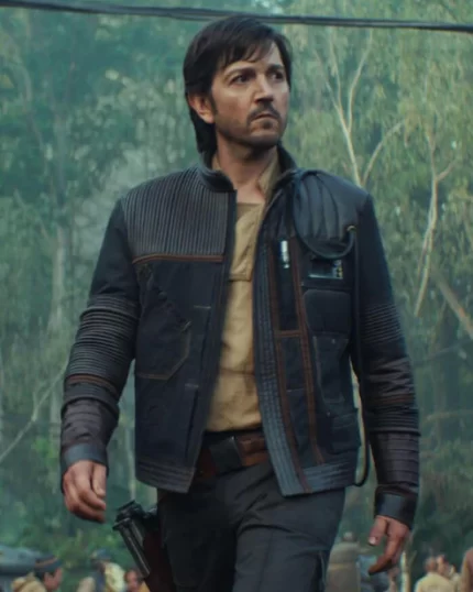 Diego Luna Cassian S02 Andor Cotton Jacket Front View