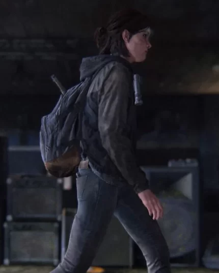 The Last of Us Part II Ellie Hooded Jacket Side View