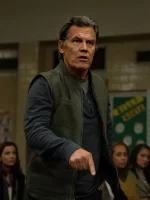 Weapon 2025 Josh Brolin Archer Graff Cotton Green Vest Front View