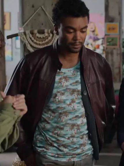 Alexander Nunez True Justice Brown Leather Jacket