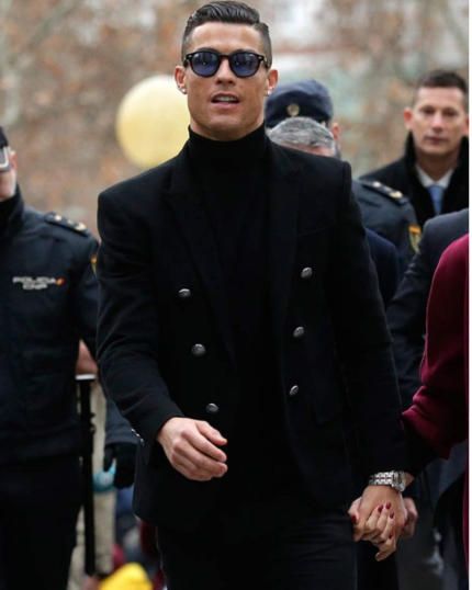 Cristiano Ronaldo Black Blazer