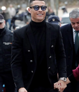 Cristiano Ronaldo Black Blazer
