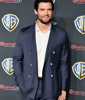 David Corenswet Superman 2025 Wool Blue Blazer