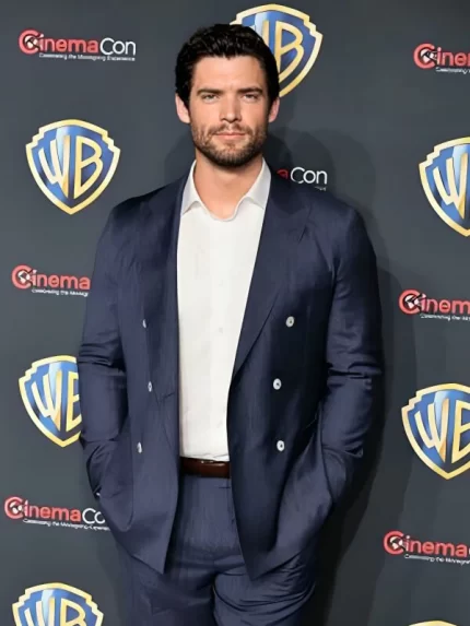 David Corenswet Superman 2025 Wool Blue Blazer