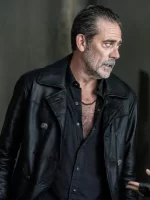 Negan Smith Inspired Walking Dead 2023 Black Leather Jacket