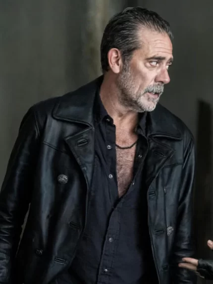 Negan Smith Inspired Walking Dead 2023 Black Leather Jacket