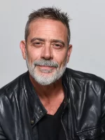 Exclusive The walking dead 2023 Black Jeffrey Dean Morgan Leather Jacket