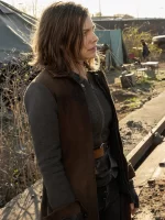 The Walking Dead 2023 Lauren Cohan Denim Coat