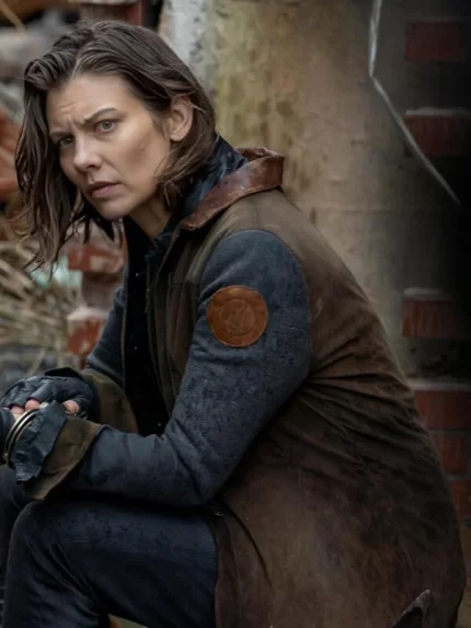 The Walking Dead 2023 Lauren Cohan Denim Coat