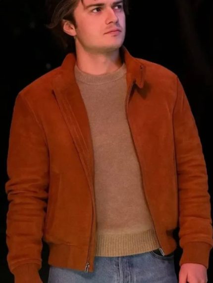 Joe Keery Stranger Things S5 Brown Jacket